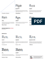 Rge Roa: Sans Serif Font Styles