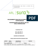 Procedimiento Exámenes Ocupacionales y Profesiograma 