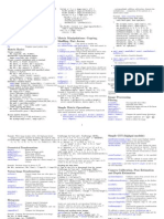 Opencv Cheatsheet