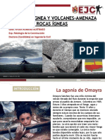 Actividad Ígnea y Volcanes-Amenaza Volcánica - Rocas Ígneas