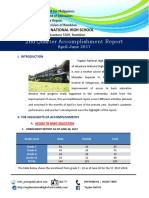 Tugdan NHS 2nd Quarter Report