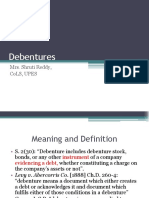 Debentures