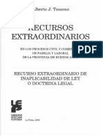 TESSONE - Recursos Extraordinarios, Recurso Extraordinario de Inaplicabilidad de Ley o Doctrina Legal. Tomo 2. Tessone