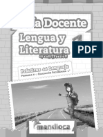 En Construccion Lengua y Literatura 1 Guia Docente