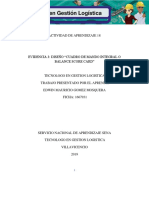 Evidencia 3 Diseño "Cuadro de Mando Integral o Balance Score Card"