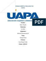 Trabajo Final de Historia Dominicana 2