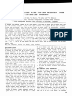 Management of Brackish Water For Crop Production Under Arid and Semi-Arid Conditions