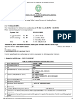 Application For The Grant of Learener's Licence