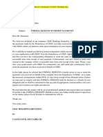 Demand Letter - Al Diamante