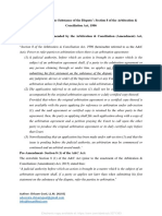 First Statement On The Substance of The Dispute': Section 8 of The Arbitration & Conciliation Act, 1996