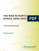 Colin F. Baxter - The War in North Africa, 1940-1943 - A Selected Bibliography (Bibliographies of Battles and Leaders) (1996)