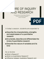 Inquiry and Research