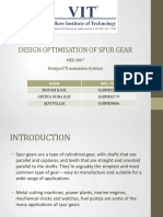 Design Optimisation of Spur Gear - Review1