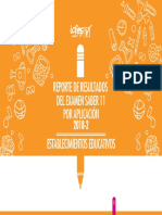 Resultados Saber 11° - 105001006092 - 2018-2