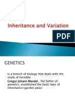 Inheritance and Variation