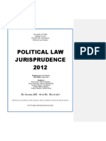 Political Law Jurisprudence