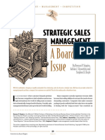 Strategic Sales Management A Boardroom Issue PDF