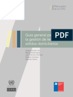 Guía General para La Gestion de Residuos Solidos Domiciliarios