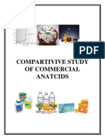 Compartivive Study of Commercial Anatcids