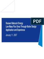 1c Low Mass Flux Once Through Boiler Design Application and PDF