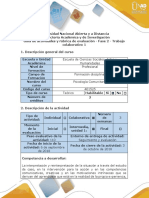 Guía de Actividades Fase 2 - Trabajo Colaborativo 1 - Profundización