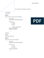 Java MCQ by