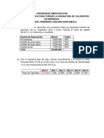 Prueba Diagnostica para Valoracion de Empresas