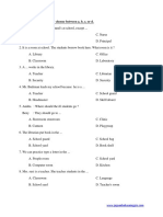 Answer These Questions by Choose Between A, B, C, or D