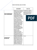 Gordon'S Functional Health Pattern