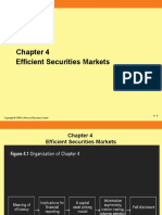 Efficient Securities Markets