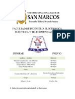 Circuitos Electrónicos 1 Informe Previo 3 Fiee Unmsm 2019