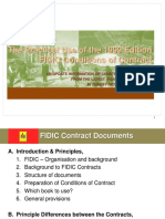 The Practical Use of The 1999 Edition FIDIC Conditions of Contract