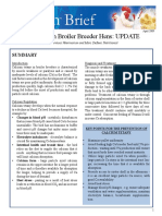 Calcium Tetany in Broiler Breeder Hens: UPDATE