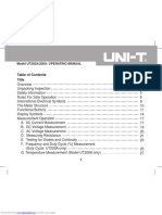 Title: Model UT205A/206A: OPERATING MANUAL