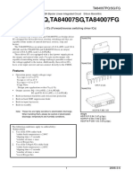 TA84007PQ, TA84007SG, TA84007FG: Preliminary