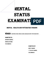 Mental Status Examination New Ranchi