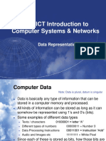 1007ICT Introduction To Computer Systems & Networks: Data Representation