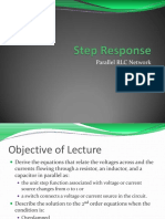 Step Response Parallel RLC Circuits