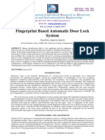 Fingerprint Based Automatic Door Lock System