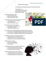 Passive Voice Songs PDF