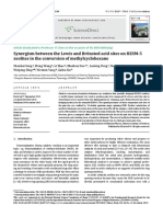 Synergism Between The Lewis and Br&Ouml Nsted Acid Sites On HZSM-5 Zeolites in The Conversion of Methylcyclohexane