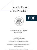 Economic Report of The President: Transmitted To The Congress February 2005