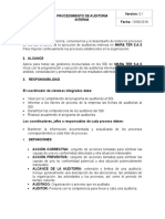 Procedimiento de Auditoria Interna