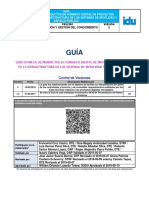 Guic06 Guía Entrega de Productos en Formato Digital Proyectos Infraestructura de Sistemas de Movilidad y Espacio Público V 2