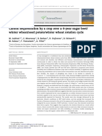 Carbon Sequestration by A Crop Over A 4-Year Sugar Beet/ Winter Wheat/seed Potato/winter Wheat Rotation Cycle