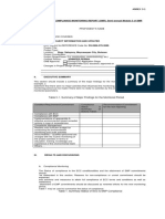 Pro-Forma Proponent Compliance Monitoring Report (CMR) : Semi-Annual Module 5 of SMR