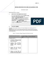 Pro-Forma Proponent Compliance Monitoring Report (CMR) : Semi-Annual Module 5 of SMR