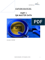 QM Training 1 Master Data Manual PDF