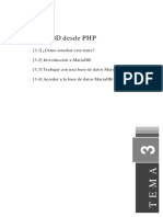 Acceso A BD Desde PHP