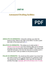 UNIT-III Automated Drafting Fecilities